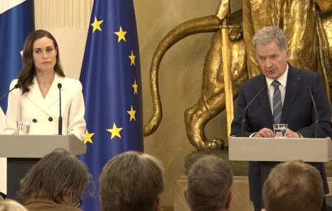 VIDEO Finlanda a anunțat oficial că va depune cererea de aderare la NATO