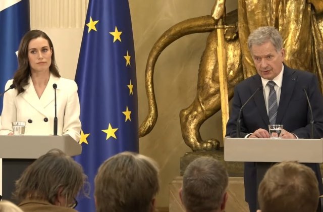 VIDEO Finlanda a anunțat oficial că va depune cererea de aderare la NATO