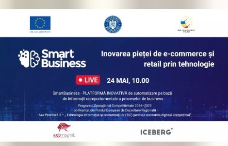Eveniment SmartBusiness: cum poate evolua e-commerce-ul și retailul cu ajutorul tehnologiei