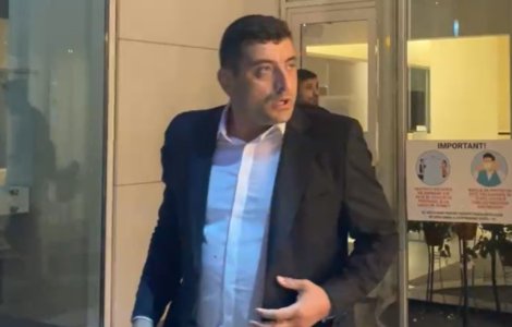 VIDEO George Simion, scandal cu poliția la sediul Digi24