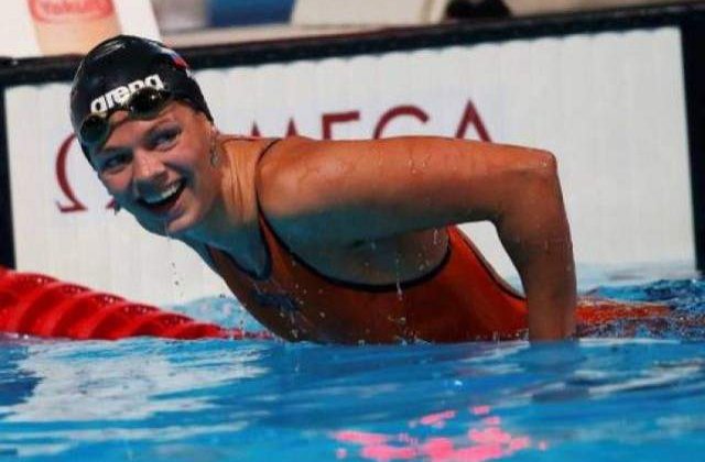 Inotatoarea Iulia Efimova, suspendata 16 luni pentru dopaj