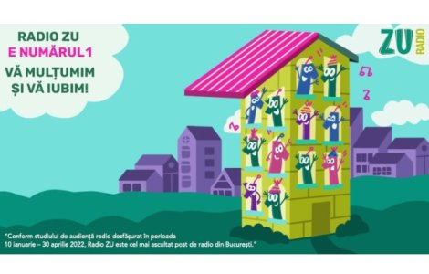 Radio ZU este radioul numărul 1 în București!