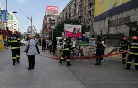 Alerta de incendiu la metrou, la Piața Romană. A fost activat planul roșu