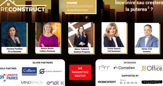 reConstruct 2022 – Evenimentul în care aflăm care sunt cele mai mari provocări ale pieței imobiliare