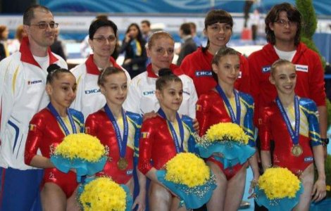 Echipa de gimnastica junioare a Romaniei, medalie de bronz la CE