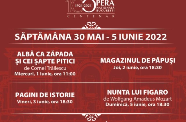 &bdquo;Albă ca zăpada și cei șapte pitici&rdquo;, &bdquo;Magazinul de păpuși&rdquo; și &bdquo;Nunta lui Figaro&rdquo;