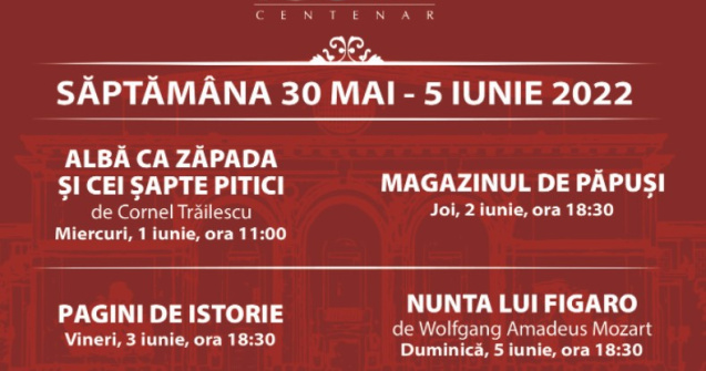 „Albă ca zăpada și cei șapte pitici”, „Magazinul de păpuși” și „Nunta lui Figaro