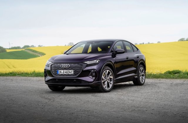 Mașinile din &bdquo;Aventour la feminin 2022" by Textar: Audi Q4 Sportback E-Tron, un SUV electric cu 299 CP