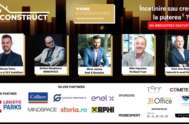 Aflăm la reConstruct ce soluții au jucătorii din imobiliare pentru provocările din 2022