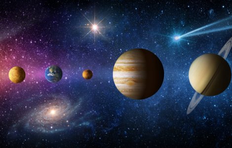 Spectacol astronomic rar: 5 planete se vor alinia pe cer luna aceasta