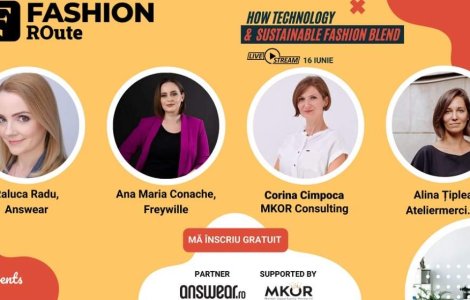 How technology and sustainable fashion blend? Participă la Fashion Route pe 16 iunie și vei afla
