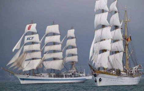 Cele mai mari nave cu vele din lume, asteptate in acest weekend la Constanta