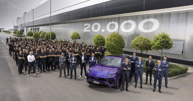Lamborghini a construit 20.000 de exemplare Urus. Este cel mai bine vândut model al mărcii