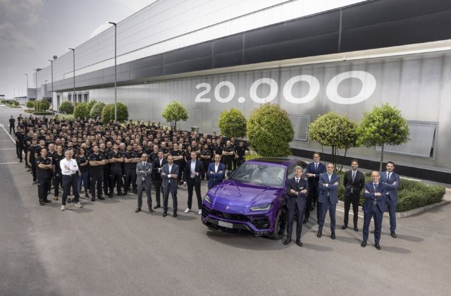 Lamborghini a construit 20.000 de exemplare Urus. Este cel mai bine v&acirc;ndut model al mărcii