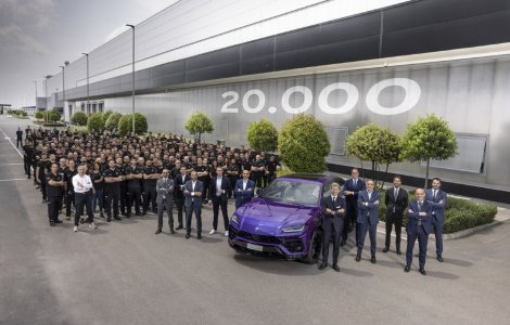 Lamborghini a construit 20.000 de exemplare Urus. Este cel mai bine vândut model al mărcii