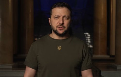 Zelenski: ”Avem de-a face cu răul absolut. Vom reconstrui tot ce a fost distrus de ocupanţi”