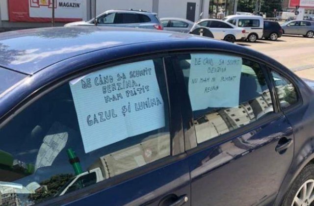 Proteste &icirc;n țară, din cauza prețului la carburanți. Șoferii au alimentat &bdquo;cu pipeta&rdquo;: &bdquo;Am băgat de 46 de bani&rdquo;