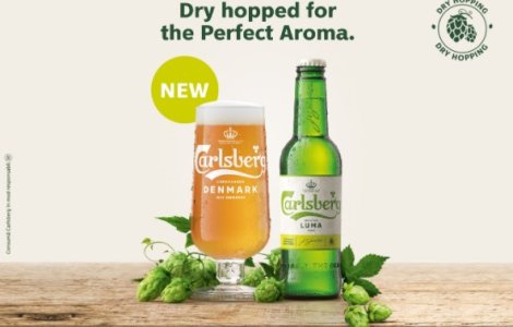 Noul Carlsberg LUMA obţinut prin tehnologia inovatoare DRY Hopping
