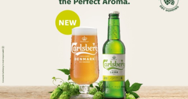 Noul Carlsberg LUMA obţinut prin tehnologia inovatoare DRY Hopping