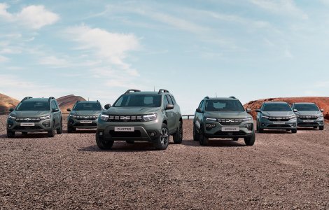 GALERIE FOTO: Toate modelele Dacia au primit noul logo