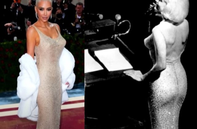 Kim Kardashian, acuzată că a &bdquo;deteriorat iremediabil&rdquo; rochia lui Marilyn Monroe la Gala Met 2022 