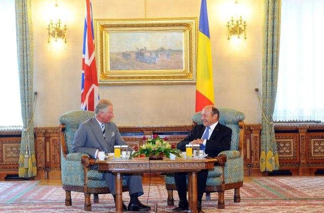 Traian Basescu, intalnire cu Printul Charles, la Palatul Cotroceni
