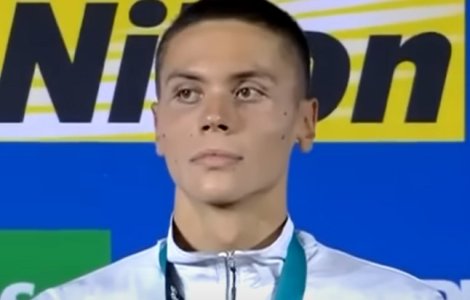 David Popovici, lecție de modestie: Dacă vreodată o să mi se urce la cap, ştiu că voi primi două palme imaginare de la apropiaţii mei