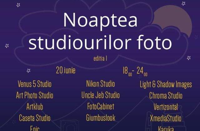 Noaptea Studiourilor Foto, editia I: 15 studiouri profesioniste isi deschid portile pe 20 iunie