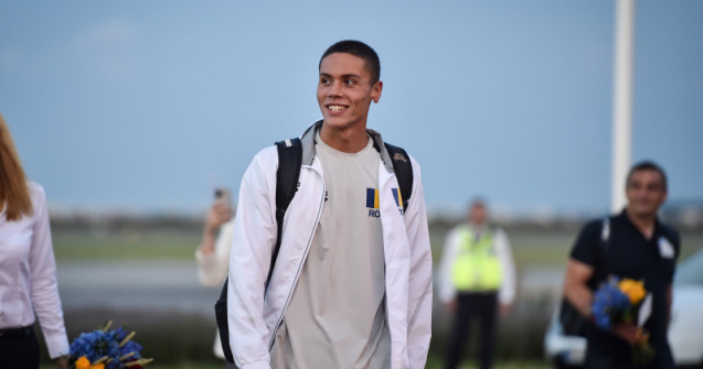 David Popovici, mesaj la sosirea în România