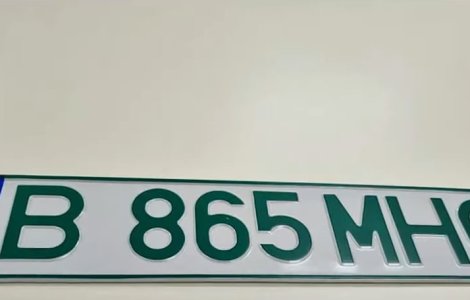 Primul număr de înmatriculare verde în România. Mașinile care beneficiază de ele
