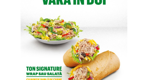 Subway lansează un meniu de vară cu produse noi cu ton