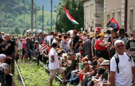 Mai mult de 3.500 de pelerini din Ungaria au ajuns la Miercurea Ciuc