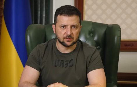 Volodimir Zelenski a mustrat conducerea militară ucraineană
