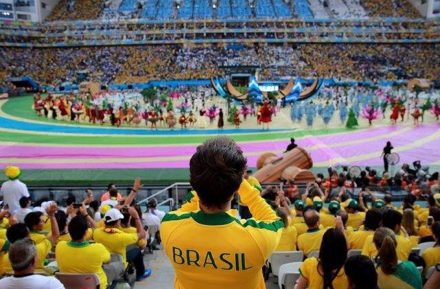 [FOTO] Cupa Mondiala 2014: Imagini spectaculoase de la deschiderea ceremoniei