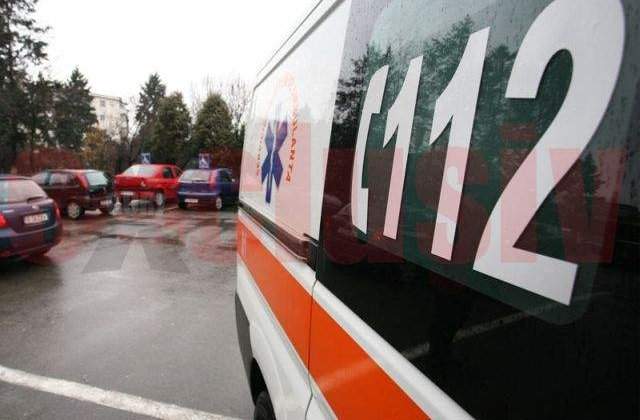 O masina a luat foc in trafic, in apropiere de Timisoara