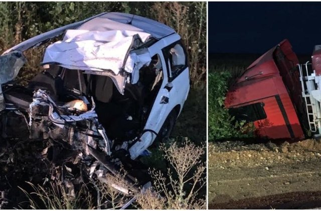 Accident grav &icirc;n Teleorman. Trei copii minori și părinții lor au murit