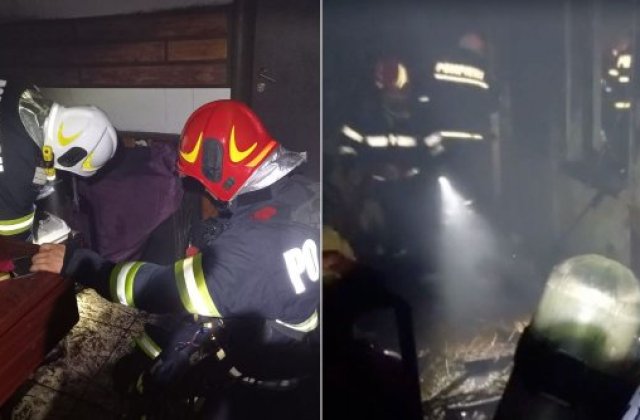 VIDEO 16 copii, la spital după ce pensiunea unde se aflau &icirc;n tabără a luat foc