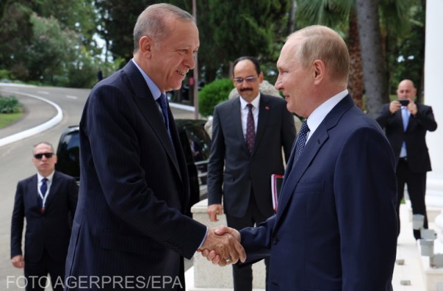 Acord Putin-Erdogan pentru consolidarea cooperării economice și energetice ruso-turce 