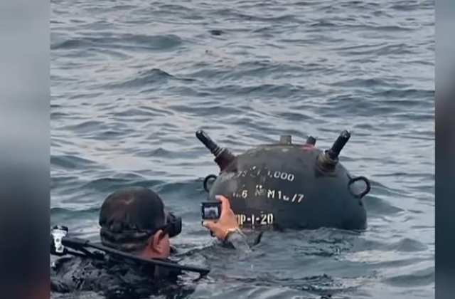 Exercițiu amplu &icirc;n Marea Neagră. Aproape 500 de mine rusești vor fi distruse de scafandrii militari rom&acirc;ni