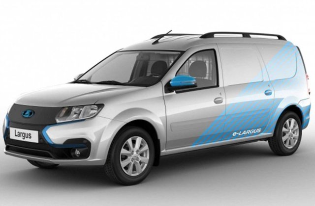 Prototipul primului model electric Lada. Bazat pe vechea Dacia Logan MCV
