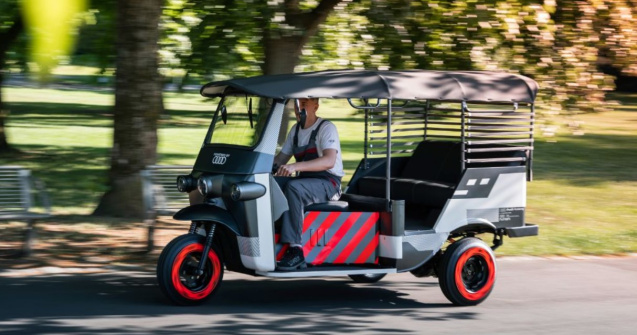 O ricșă cu inimă de Audi