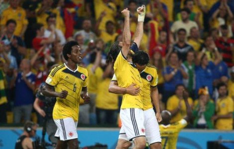  Cupa mondiala  Columbia a invins Uruguay si s-a calificat in sferturi