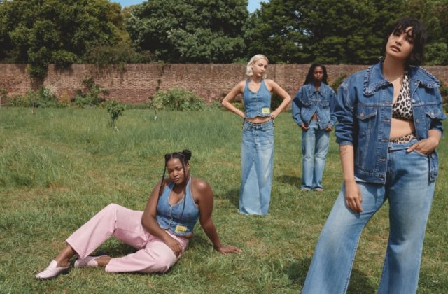 Levi s x GANNI revine cu o colecție care jonglează cu nuanțe inspirate din natură, alături de Emma Chamberlain 