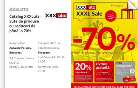 Catalog XXXLutz - Sute de produse cu reduceri de până la 70%