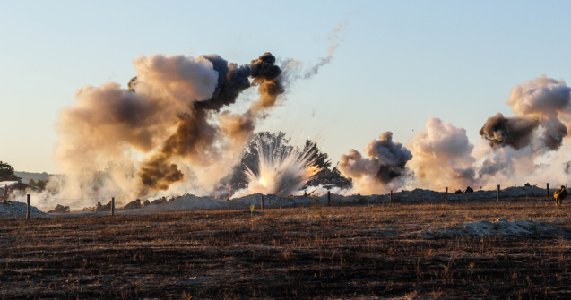 VIDEO Un depozit de muniţie din Peninsula Crimeea a explodat