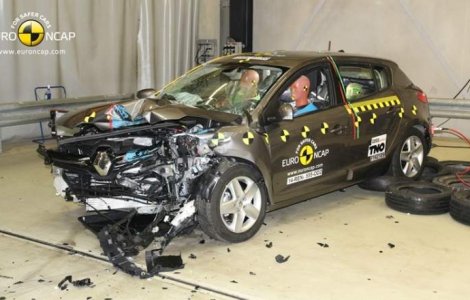 Soc la EuroNCAP: Renault Megane, Citroen C-Elysee si Peugeot 301, doar 3 stele!