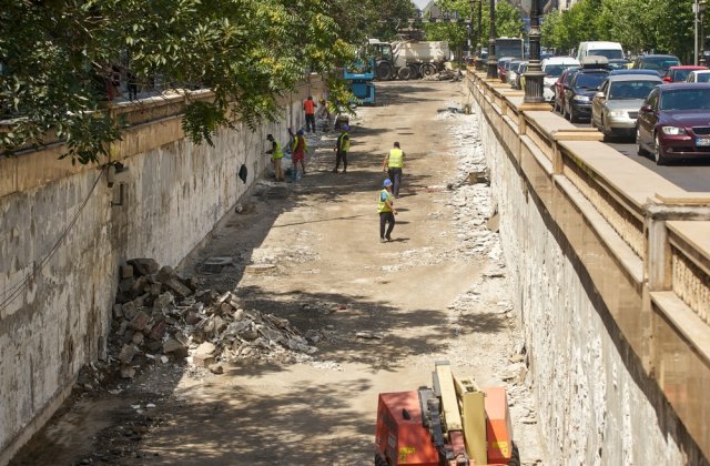 &Icirc;n ce stadiu se află lucrările la Pasajului Unirii. Prefectul Capitalei a mers să verifice