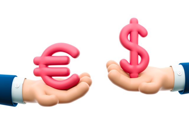 Dolarul american a ajuns să valoreze mai mult dec&acirc;t euro &icirc;n Rom&acirc;nia