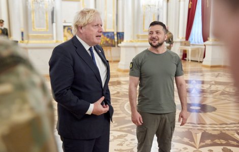 Johnson, în vizită la Kiev de Ziua Independenței: „Ucraina va câștiga război!”