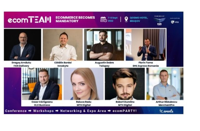 ecomTEAM 2022: Ce workshop-uri ți-am pregătit și cum arată lista de specialiști pe care &icirc;i &icirc;nt&acirc;lnești la eveniment